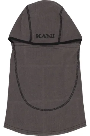 Karl Kani Tilbehør, Herre, Sort, ONE SIZE, Bomuld, Retro Man Rib Balaclava Sort