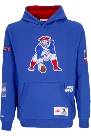 Mitchell & Ness Sweathshirts & Hoodies, Herre, Blå, S, Bomuld, NFL Team Origins Fleece Hoodie