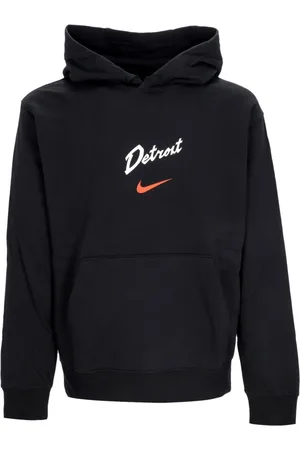 Nike Sweathshirts & Hoodies, Herre, Sort, L, Bomuld, Detroit Pistons Club Hoodie Sort