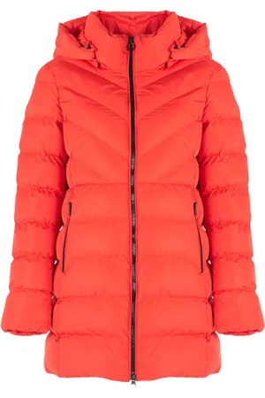 Geox Jakke, Dame, Rød, S, Polyester, Moderne Hættetrøje