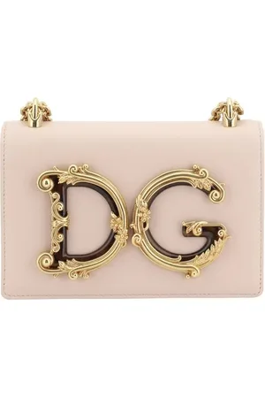 Dolce & Gabbana Taske, Dame, Lyserød, ONE SIZE, Uld, Barok Kæde Skuldertaske