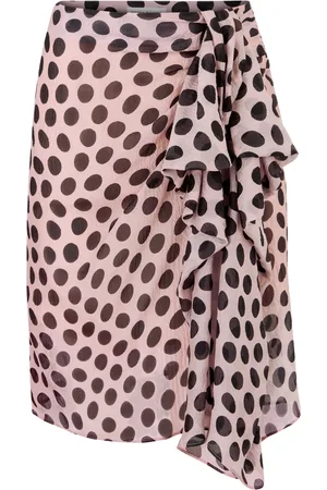 Nina Ricci Nederdel, Dame, Flerfarvet, XL, Nederdel med asymmetrisk sløjfe