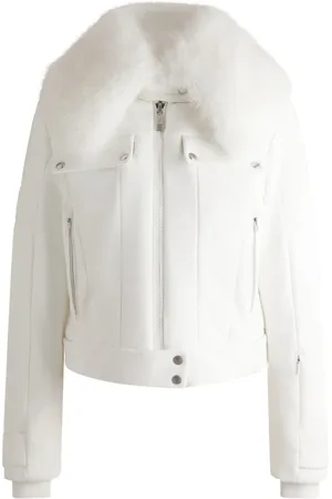 Fusalp Jakke, Dame, Hvid, 2XS, Faux Fur, Maeli Blouson