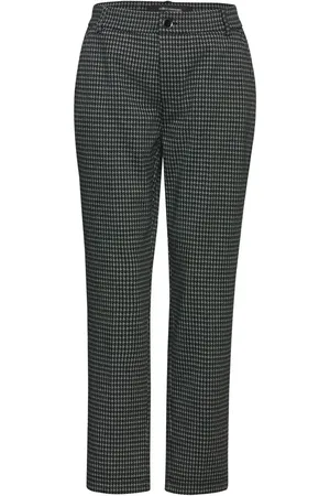 Street one Bukser, Dame, Grøn, S, Polyester, Grøn Polyester Damebukser Efterår/Vinter