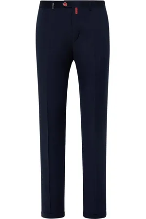 Kiton Bukser, Herre, Blå, W36, Uld, Uld Chino Bukser