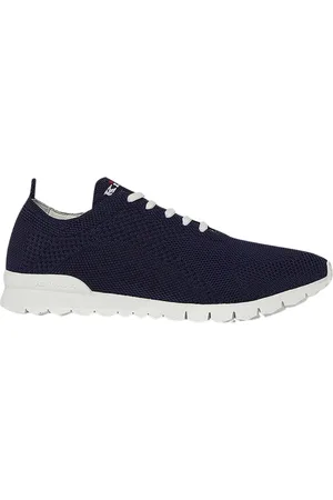 Kiton Sko, Dame, Blå, 41 EU, Bomuld, Mesh Fit Sneakers