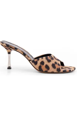 PARIS TEXAS Sko, Dame, Flerfarvet, 38 1/2 EU, Suede, Animalier Suede Stiletto Sandaler