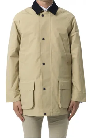 Aquascutum Jakke, Herre, , XL, Uld, Herre Caban Jakke med Check Foring