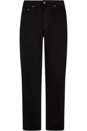 Roberto Cavalli Jeans, Herre, Sort, W33, Denim, Premium Denim Jeans Straight Leg