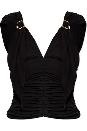 Cult Gaia Top, Dame, Sort, S, Uld, Top Talisa