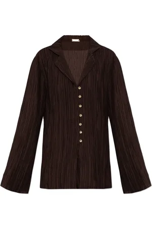 Cult Gaia Bluser & Skjorter, Dame, Brun, M, Polyester, Skjorte Alyona