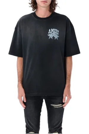 AMIRI Top, Herre, Sort, L, Bomuld, Sort Grafisk T-shirt Ss25