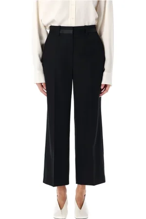 ANINE BING Bukser, Dame, Sort, XS, Uld, Sorte Uld Louisa Tuxedo Bukser