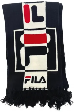 Fila Tilbehør, unisex, Blå, ONE SIZE, Bomuld, Bomuld Blandet Tørklæde