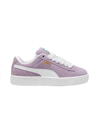 PUMA Sko, Herre, Flerfarvet, 38 EU, Suede, Moderne Suede Sneakers med Unikke Detaljer