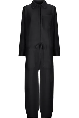 LANEUS Jumpsuits & Playsuits, Dame, Sort, XS, Uld, Tuta Comfy Fit I Uld Og Angora