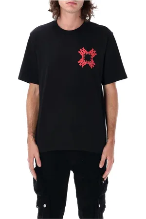 AMIRI Top, Herre, Sort, XL, Bomuld, Sort Grafisk Print T-Shirt