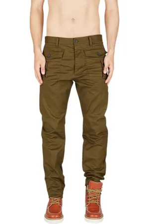 Dsquared2 Bukser, Herre, Grøn, XL, Denim, Ranger Chino Denim Bukser
