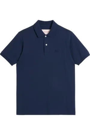 VALENTINO Top, Herre, Blå, M, Klassisk Polo T-shirt