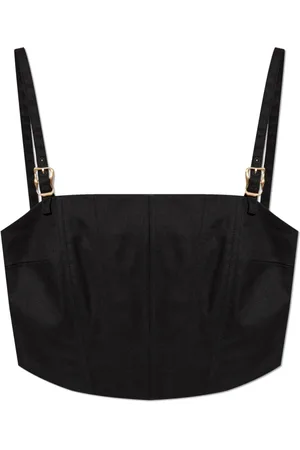 Cult Gaia Top, Dame, Sort, S, Bomuld, Top Loren