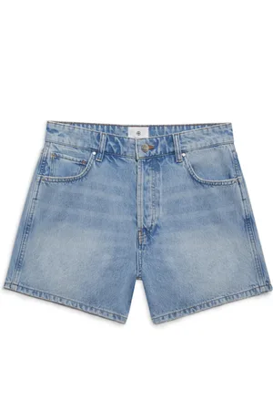 ANINE BING Shorts, Dame, Blå, W26, Denim, Bleached Denim Shorts & Knickers