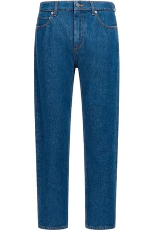 Roberto Cavalli Jeans, Herre, Blå, W34, Denim, Premium Denim Straight Leg Jeans