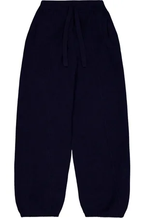 LANEUS Bukser, Herre, Blå, L, Kashmir og Silke Jumpsuit Stil Bukser