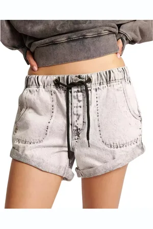 ONE TEASPOON Shorts, Dame, Grå, 2XS, Bomuld, Grå Jogger Jeans Shorts