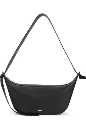 Jil Sander Taske, Herre, Sort, ONE SIZE, Læder, Sort Læder Håndtaske