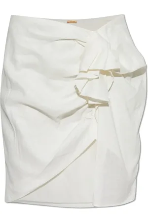 Cult Gaia Nederdel, Dame, Hvid, XS, Rayon, Nederdelssæt