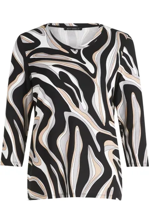 Betty Barclay Top, Dame, Flerfarvet, 4XL, Dyretryk Basis T-shirt
