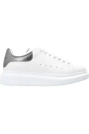 Alexander McQueen Sko, Dame, Hvid, 40 EU, Læder, Oversized Sneakers