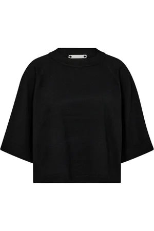 Co`Couture Strik, Dame, Sort, L, Uld, Sort Strik Oversized Sweater