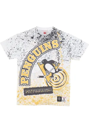 Mitchell & Ness Top, Herre, Flerfarvet, S, Bomuld, Pittsburgh Penguins Burst Tee