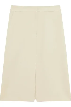 Patrizia Pepe Nederdel, Dame, , M, Polyester, Midi Nederdel Under Knæet