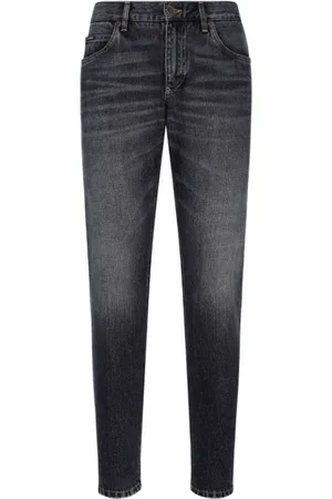 Dolce & Gabbana Jeans, Herre, Blå, XL, Bomuld, Midnight Bomuld Denim Jeans
