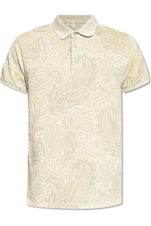 Etro Top, Herre, , XL, Bomuld, Mønstret Polo