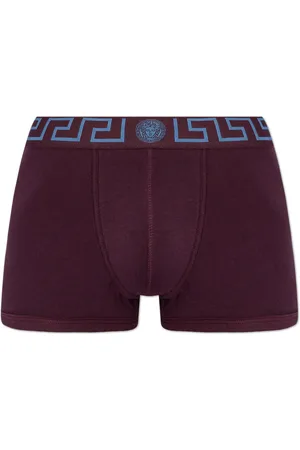 VERSACE Undertøj, Herre, Lilla, 2XL, Bomuld, Bomuld boxershorts