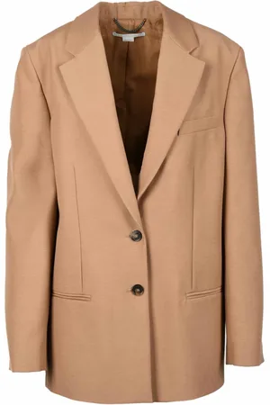 Stella McCartney Jakke, Dame, Brun, S, Uld, Uldjakke