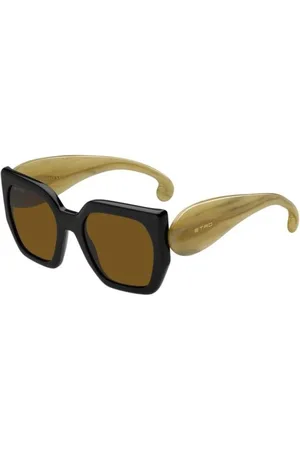 Etro Tilbehør, Dame, Sort, 54 MM, Uld, Stilfulde Solbriller 71C
