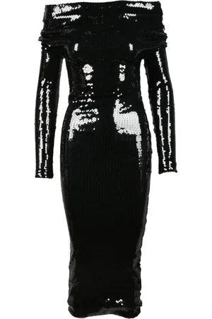 ALEXANDRE VAUTHIER Kjole, Dame, Sort, M, Polyester, Elegant Kvind Kjole Polyester Elastan