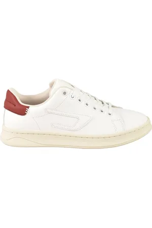 Diesel Sko, Dame, Hvid, 39 EU, Læder, Sneakers