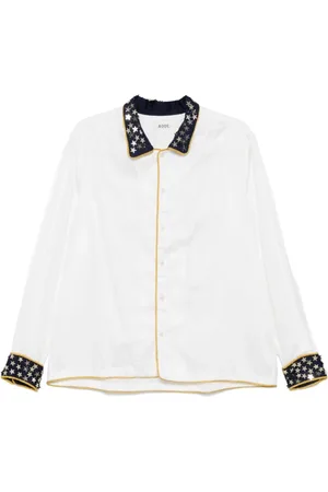 BODE Skjorte, Herre, Hvid, XL, Bomuld, Starry Pageant Skjorte