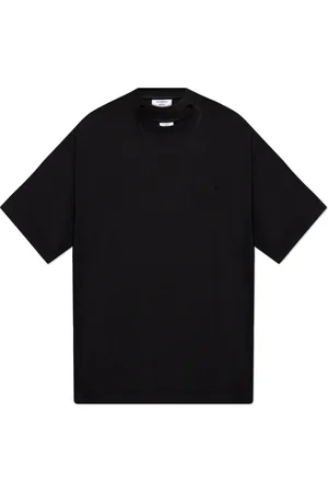Vetements Top, Herre, Sort, S, Bomuld, Dobbelt oversize T-shirt