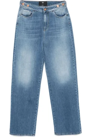 3x1 Jeans, Dame, Blå, W28, Denim, Indigo Blå Denim Straight Leg Jeans