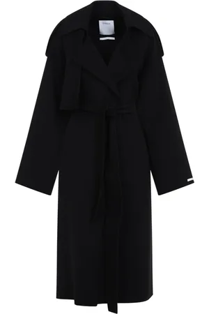 Sportmax Frakke, Dame, Sort, 3XS, Uld, Elegant Sort Uldfrakke