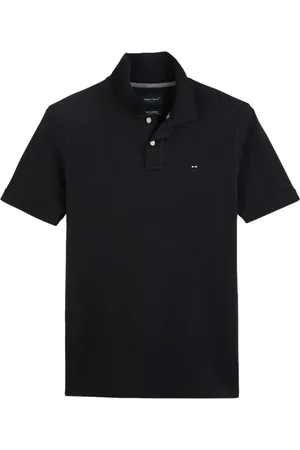 Eden Park Top, Herre, Sort, M, Bomuld, Broderet logo stretch bomuldspolo