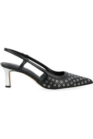 Michael Kors Sko, Dame, Sort, 36 1/2 EU, Sort Mid Sling Sandal