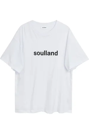Soulland Top, unisex, Hvid, L/XL, Bomuld, HAV T-shirt