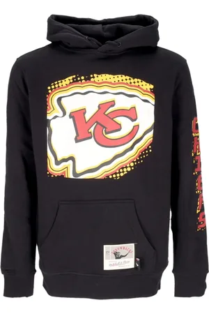 Mitchell & Ness Sweathshirts & Hoodies, Herre, Sort, XL, Bomuld, Kansas City Chiefs Sort Hoodie
